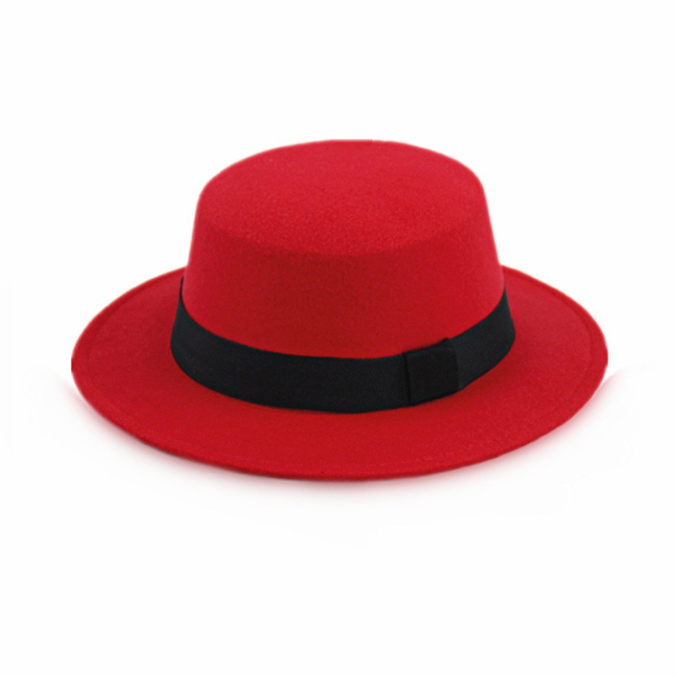 Wholesale Women Men Kids Children Wide Brim Felt Cheap Fedora Hats