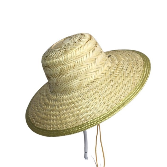 Wholesale Outdoor Men Women Spring Summer Breathable Wide Brim Fishing Mens Home Deco Hand Made Weave Bamboo Sun Rain Hat