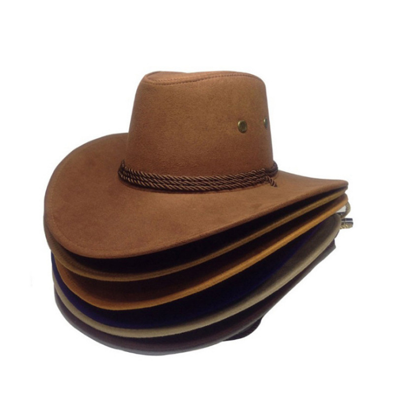 Wholesale Low MOQ Men Women Western Wool Felt Suede Cowgirl Cowboy Hat