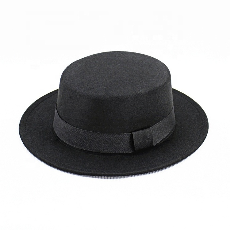 Wholesale Women Men Kids Children Wide Brim Felt Cheap Fedora Hats