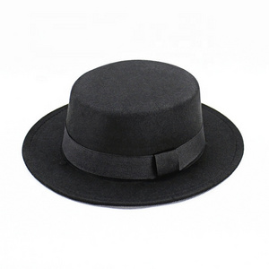 Wholesale Women Men Kids Children Wide Brim Felt Cheap Fedora Hats