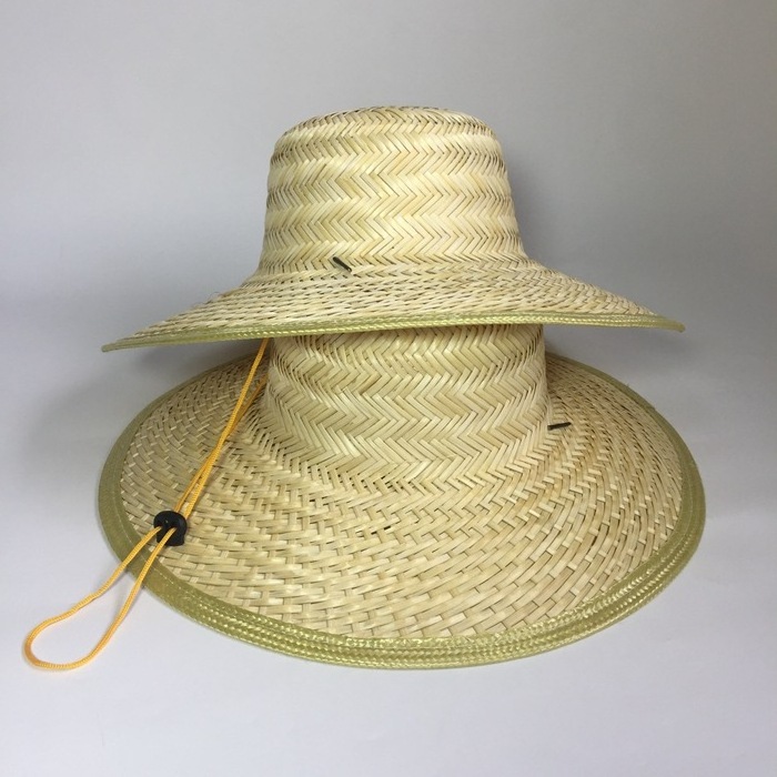 Wholesale Outdoor Men Women Spring Summer Breathable Wide Brim Fishing Mens Home Deco Hand Made Weave Bamboo Sun Rain Hat