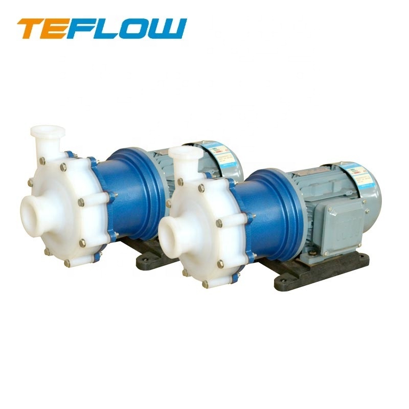 F46 lined magnetic drive alloy pumps for sodium hydroxide Unloading