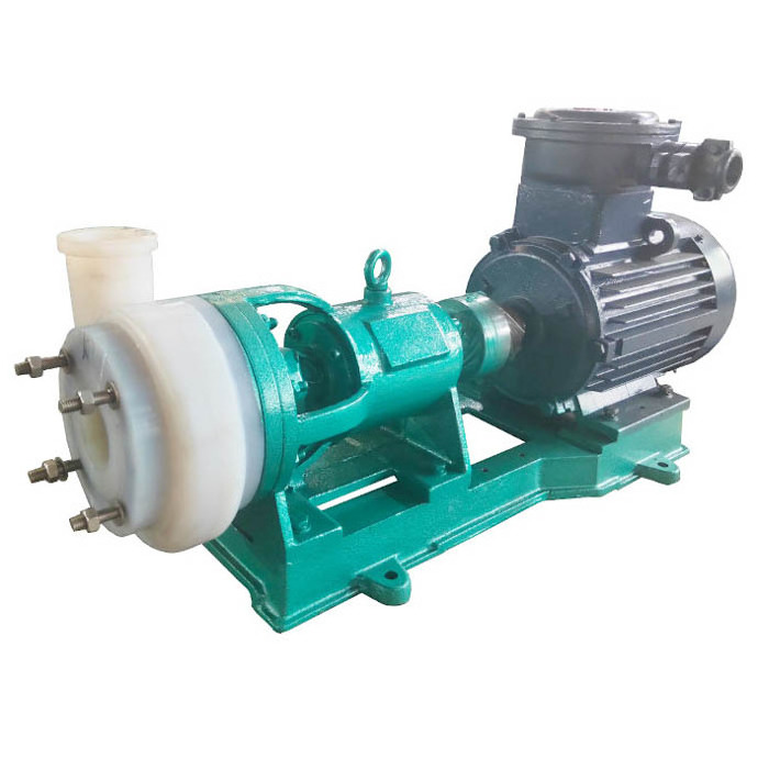 Fluoroplastic chemical pump for Calcium hydroxide Ca(OH)2 Sodium bicarbonate NaHCO3