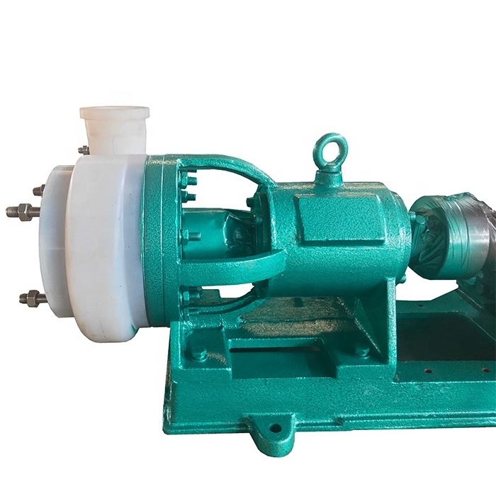 Fluoroplastic chemical pump for Calcium hydroxide Ca(OH)2 Sodium bicarbonate NaHCO3