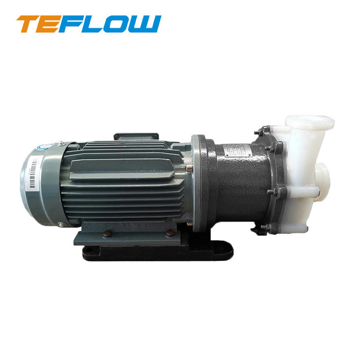 F46 lined magnetic drive alloy pumps for sodium hydroxide Unloading