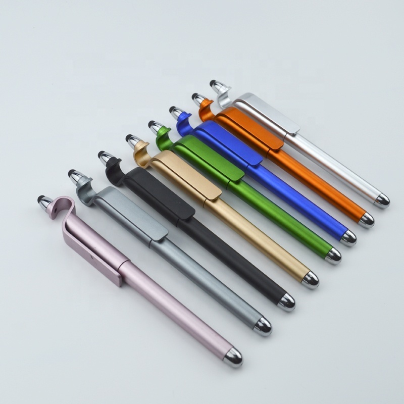 Promotional Multi Function Mobile Phone Stand Touch Pen with Screen stylus