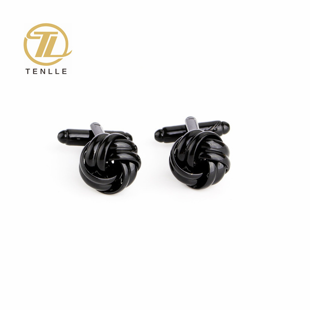 European and American fashion French men's shirt twist cufflinks light luxury trend high-grade suit cufflinks accessories