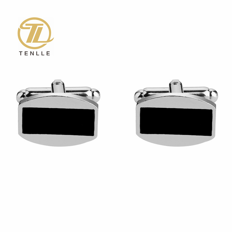 Unique craft custom laser/engraved logo men cufflinks /men cuff links  enamel cufflinks