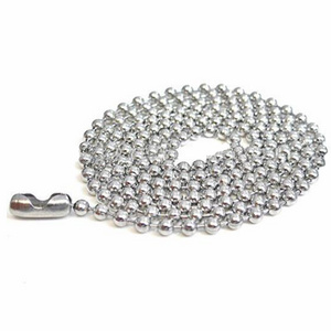 Wholesale 1.5MM/2MM/2.5MM/3MM Solid Stainless Steel Ball Chain Bead 316 Stainless Steel Necklace Chain