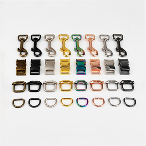 10/15/20/25/30/38mm Swivel Snaps Hooks D Rings Side Release Buckles Hardware Accessories For Bag Dog Collars Handbag