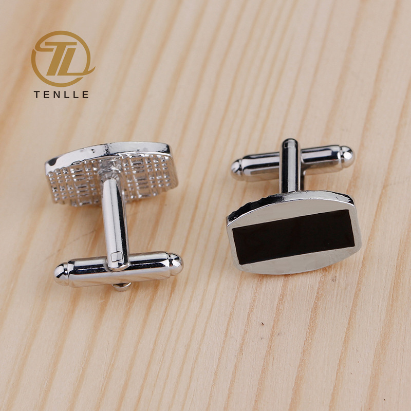 Unique craft custom laser/engraved logo men cufflinks /men cuff links  enamel cufflinks