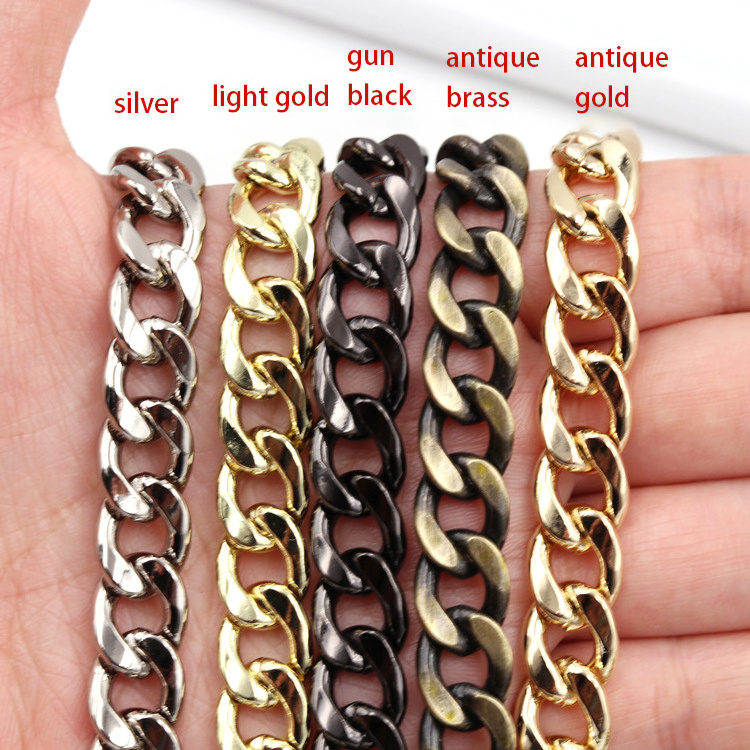 Iron Bag Accessories Chain DIY Metal Detachable Replacement Shoulder Crossbody Bag Strap for Handbag Bag Belt Handle Heavy Stron