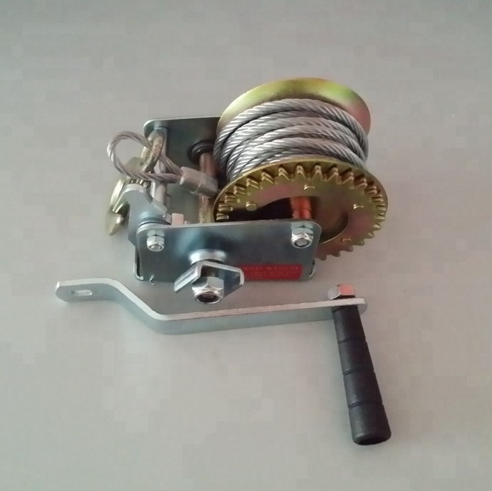 hand operated lifting boat motors winch machine price