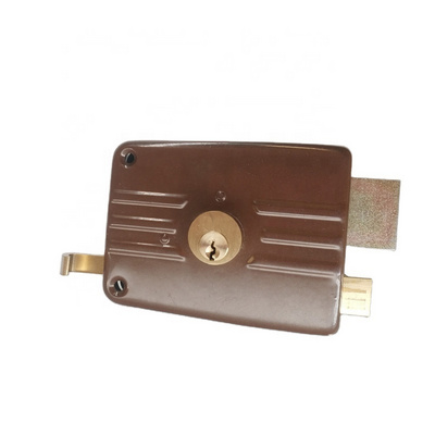 9001 Brass Cylinder Security  Door Rim Lock