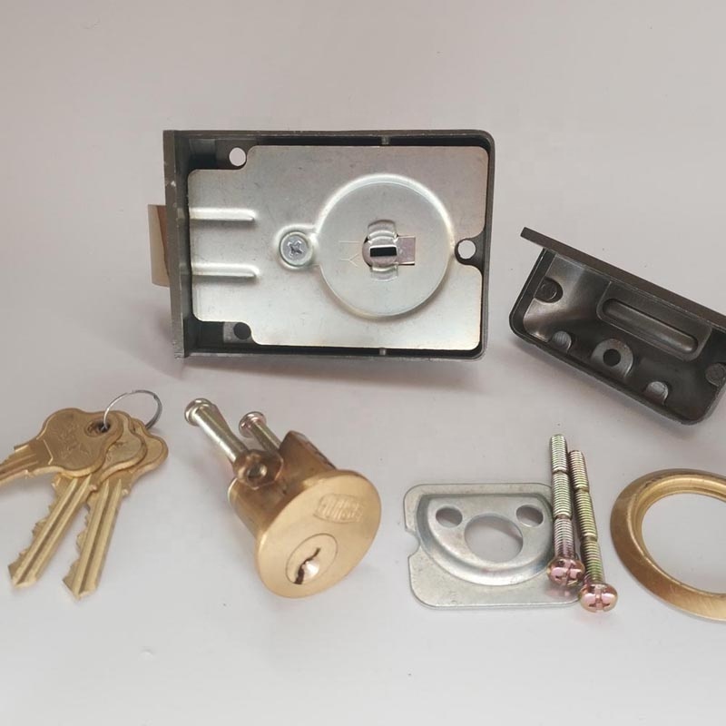 UK market Zinc Alloy Brass Cylinder Cast Night Latch