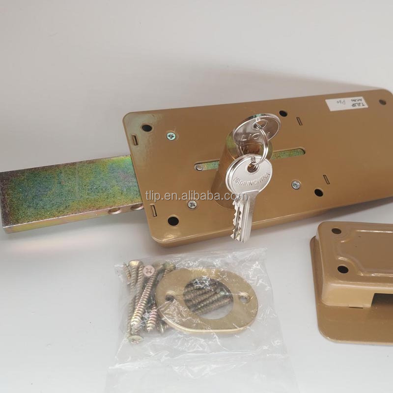 P60 Brass Cylinder Mortise Lock Security Door Rim Lock