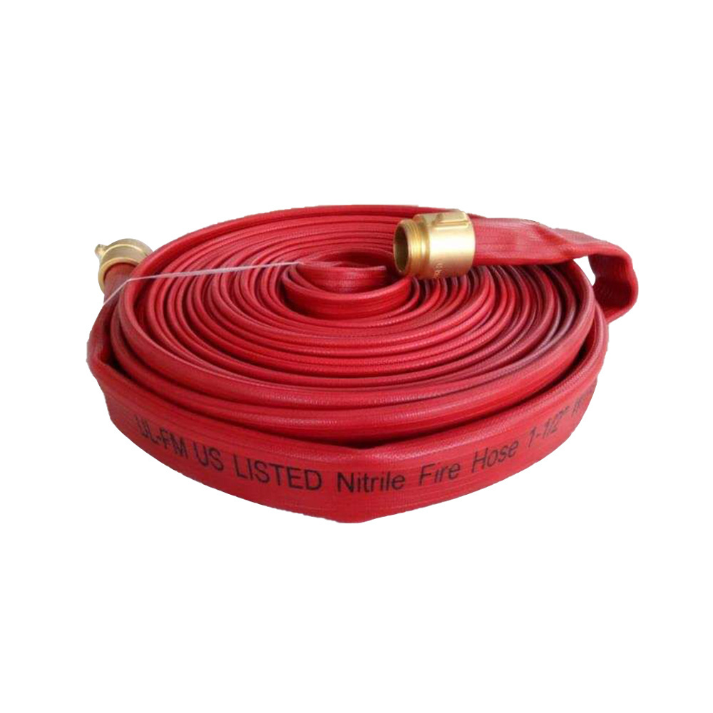 Promotional various 2.5'' Durable fire Hose Resistant Lay Flat fire hose roll With Couplings