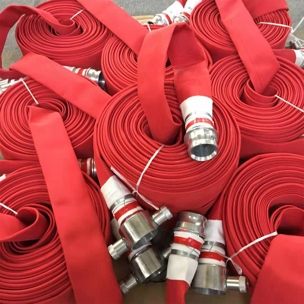 Customize Fire Fighting Equipment PVC Lining Canvas Pipe Fire Hose fire hose reel price