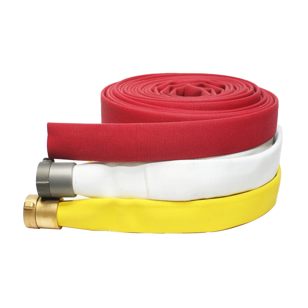 China Supply PU Liner Layflat Canvas Lay Flat Fire Hose Layflat Fire Hose Reel Roller