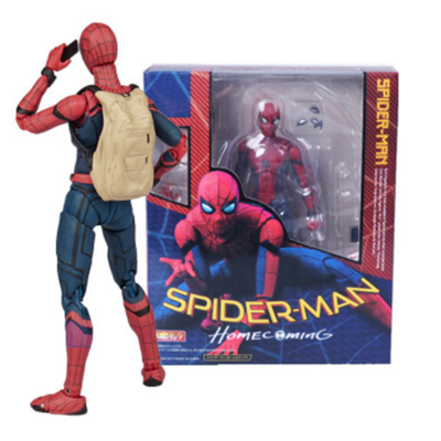 Spiderman Action Figure Spider Man Back to School Season Model Toys