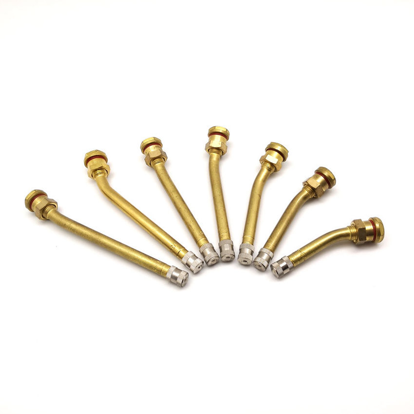 WheelSky good sale v3.20.4 tubeless o ring seal brass clamp in metal tire valves for truck