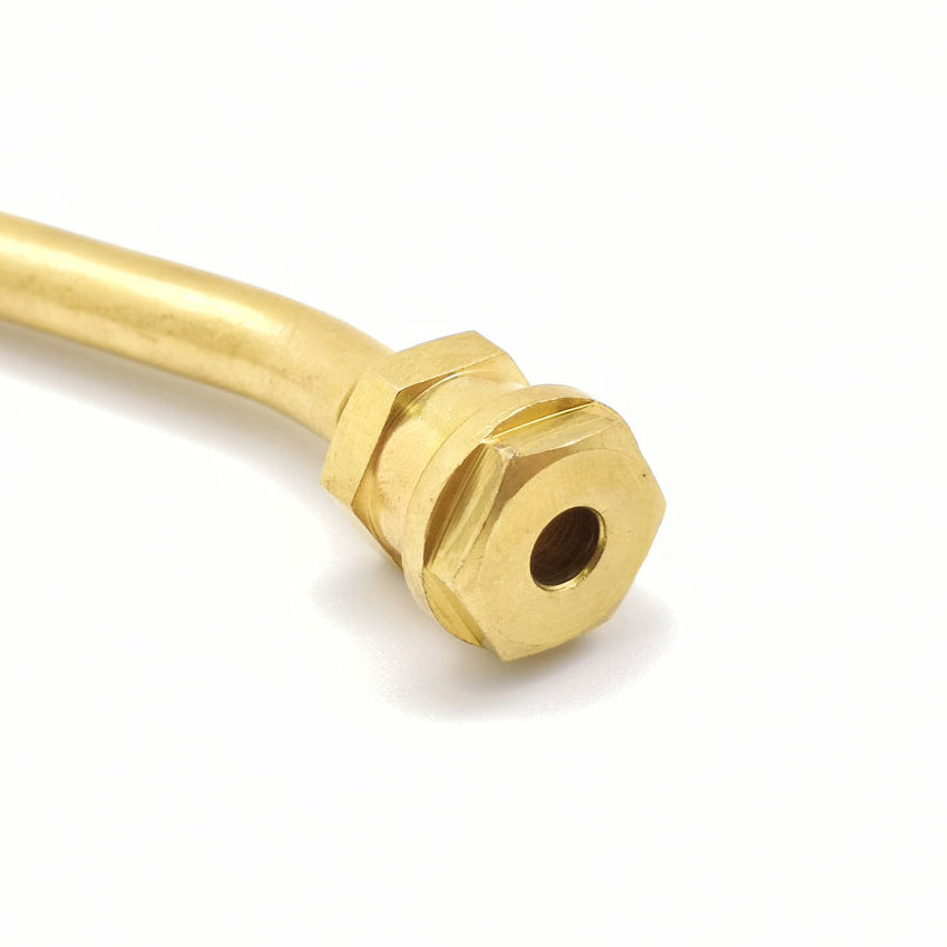 WheelSky good sale v3.20.4 tubeless o ring seal brass clamp in metal tire valves for truck