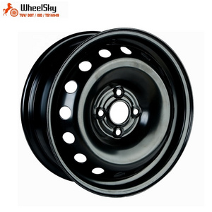 Wheelsky hot sale 564202  OEM 15x6 PCD 4x100 rims 15 inch steel wheel for car