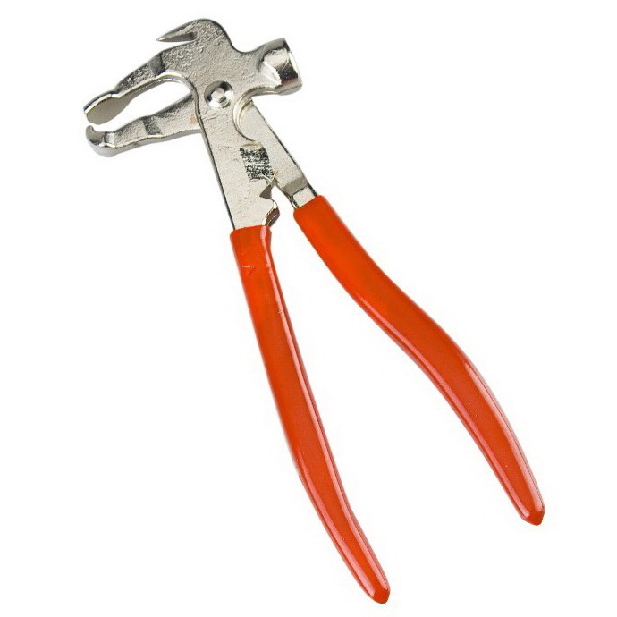 Wheelsky Red steel Tire Repair Hand Tool Hammer Balance Wheel Weights Pliers For Cars