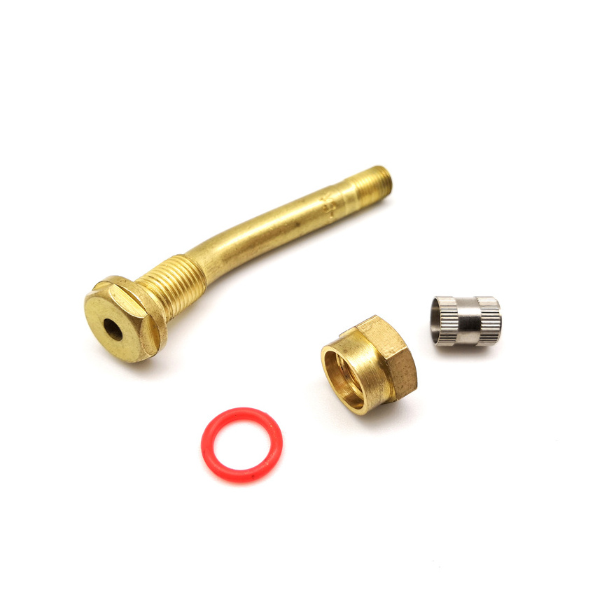 WheelSky good sale v3.20.4 tubeless o ring seal brass clamp in metal tire valves for truck