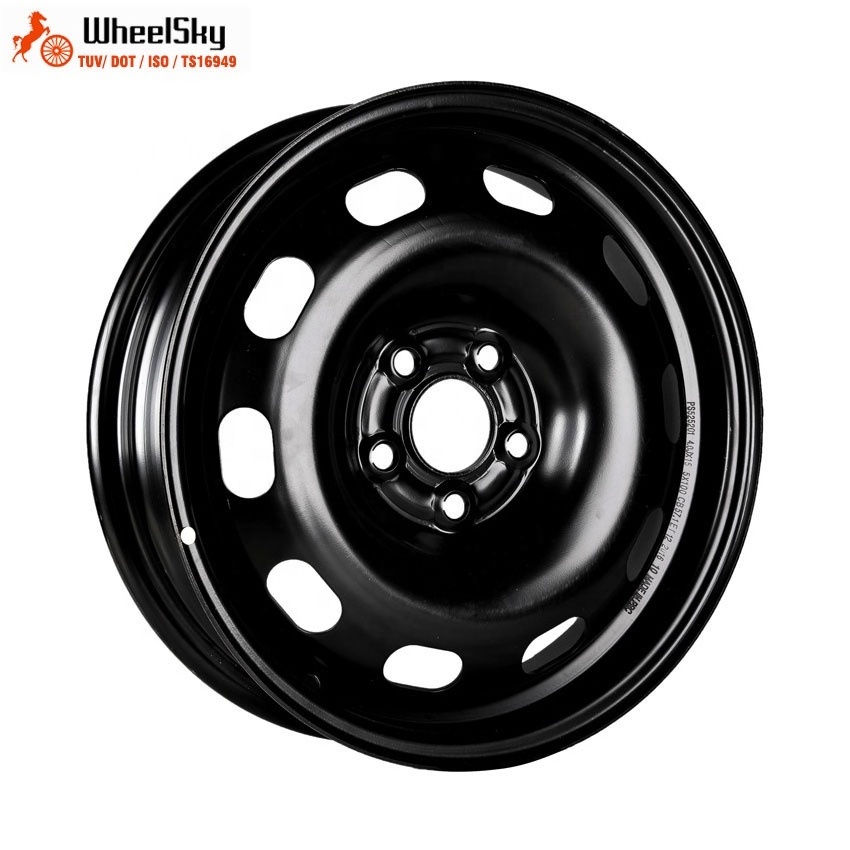 Wheelsky 525201 New Popular 15 Inch 15x4.0 PCD 5x100 steel spare wheel rim