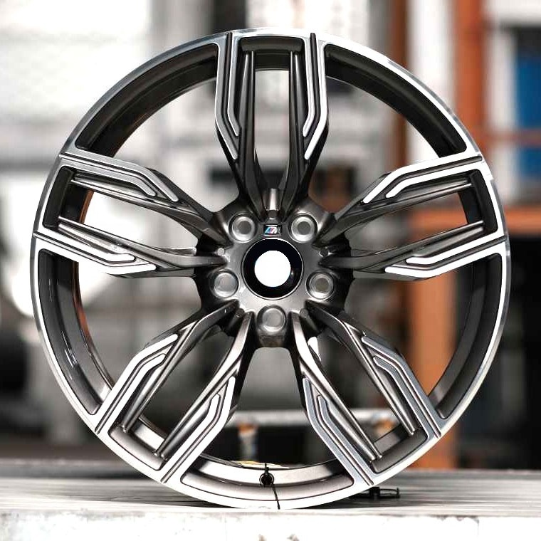 Wheelsky high quality deep concave brushed polished forged wheel rims 18 19 20 21 22 inch 5x114.3 aluminum alloy wheels