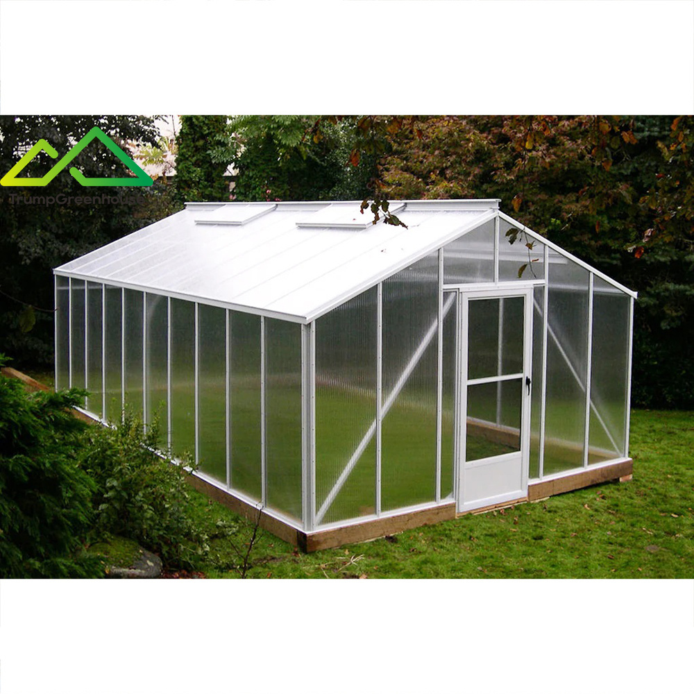 PC board small garden greenhouse hot sale garden winter protection greenhouse for vegetable garden