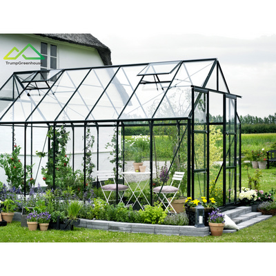 small garden greenhouse Frame aluminum Customized Sunroom prefab greenhouse garden for sale