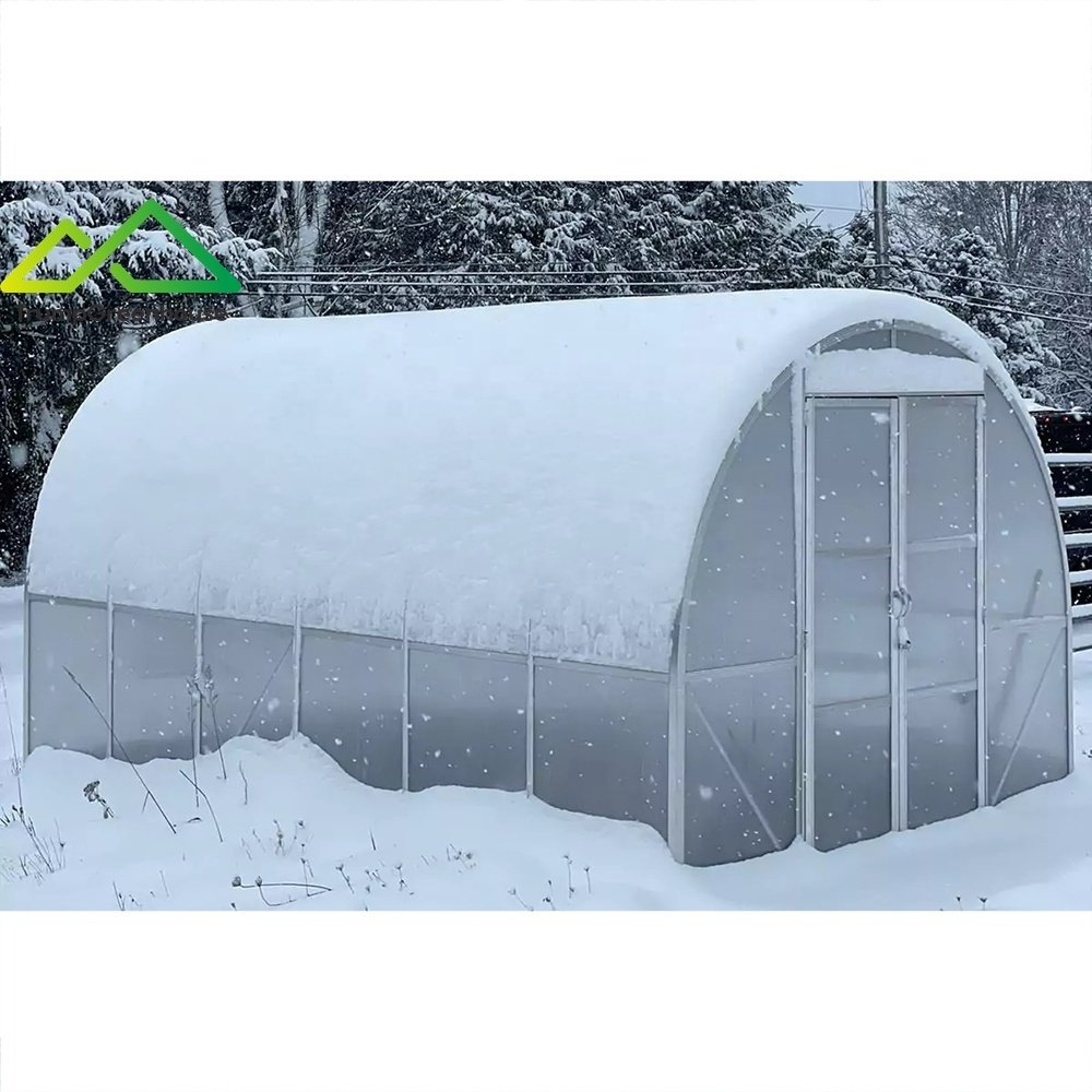 dome type durable garden greenhouses with cocopeat for sale winter garden greenhouse