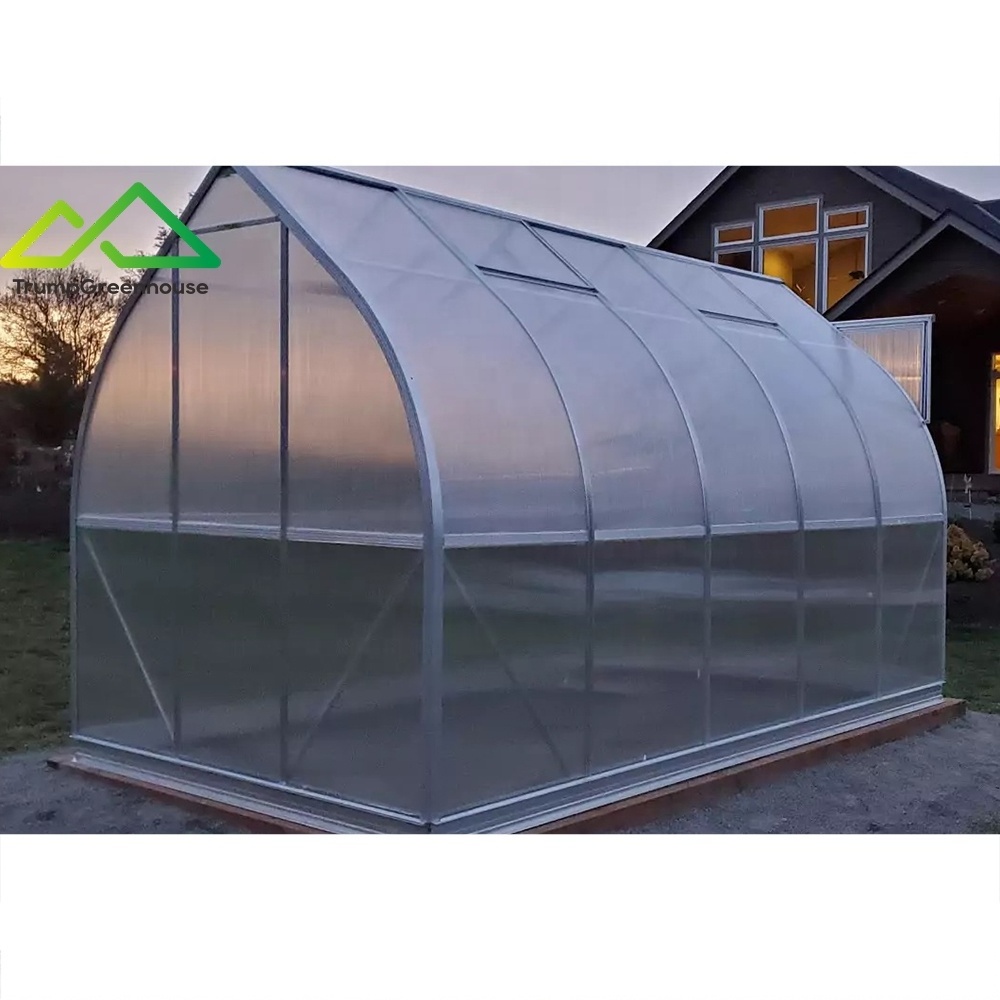 hot dip galvanized steel garden greenhouse hidroponia small prefab backyard greenhouse