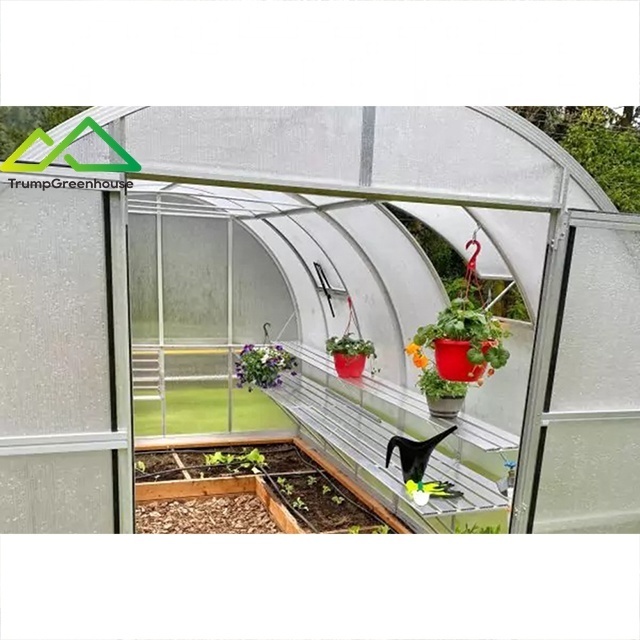 dome type durable garden greenhouses with cocopeat for sale winter garden greenhouse