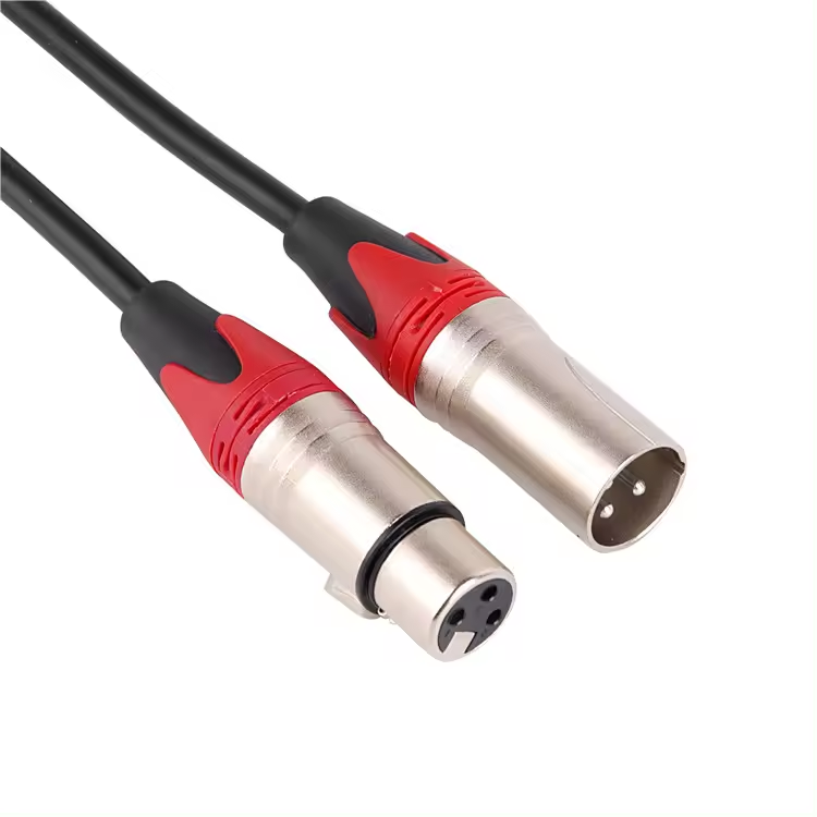 OEM Professional Xlr cables 3pin 5pin 1meter 15ft 25ft silver mini microphone cable de 3.5mm xlr connector to usb drum cable xlr