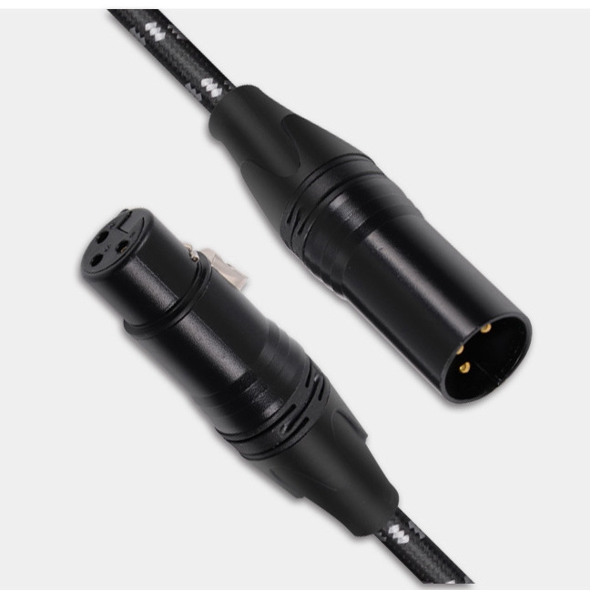 Factory OEM or ODM best price low noise wire Xlr 3pin male to female microphone cable speaker cable for guitar and amplifier