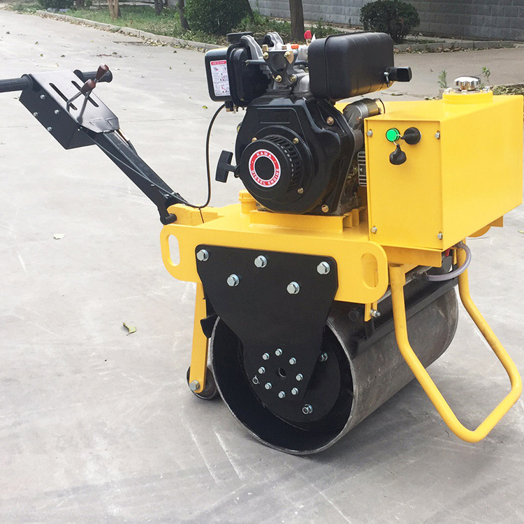 300kg Walk-behind Mini Road Roller 260mm Single Compact depth for Small Area Working