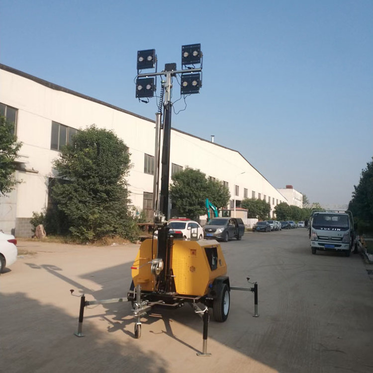 Portable lighting Tower Telescopic Mobile Light Tower cheap Price for sale