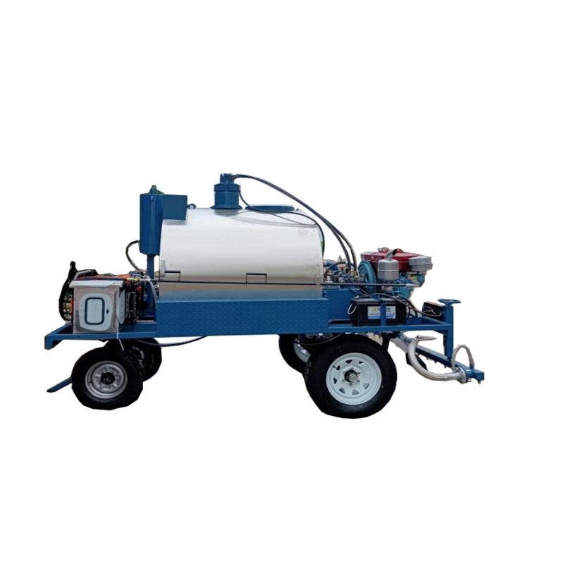 1.2 tons trailer smart emulsified asphalt  spreader hot oil bitumen spraying car