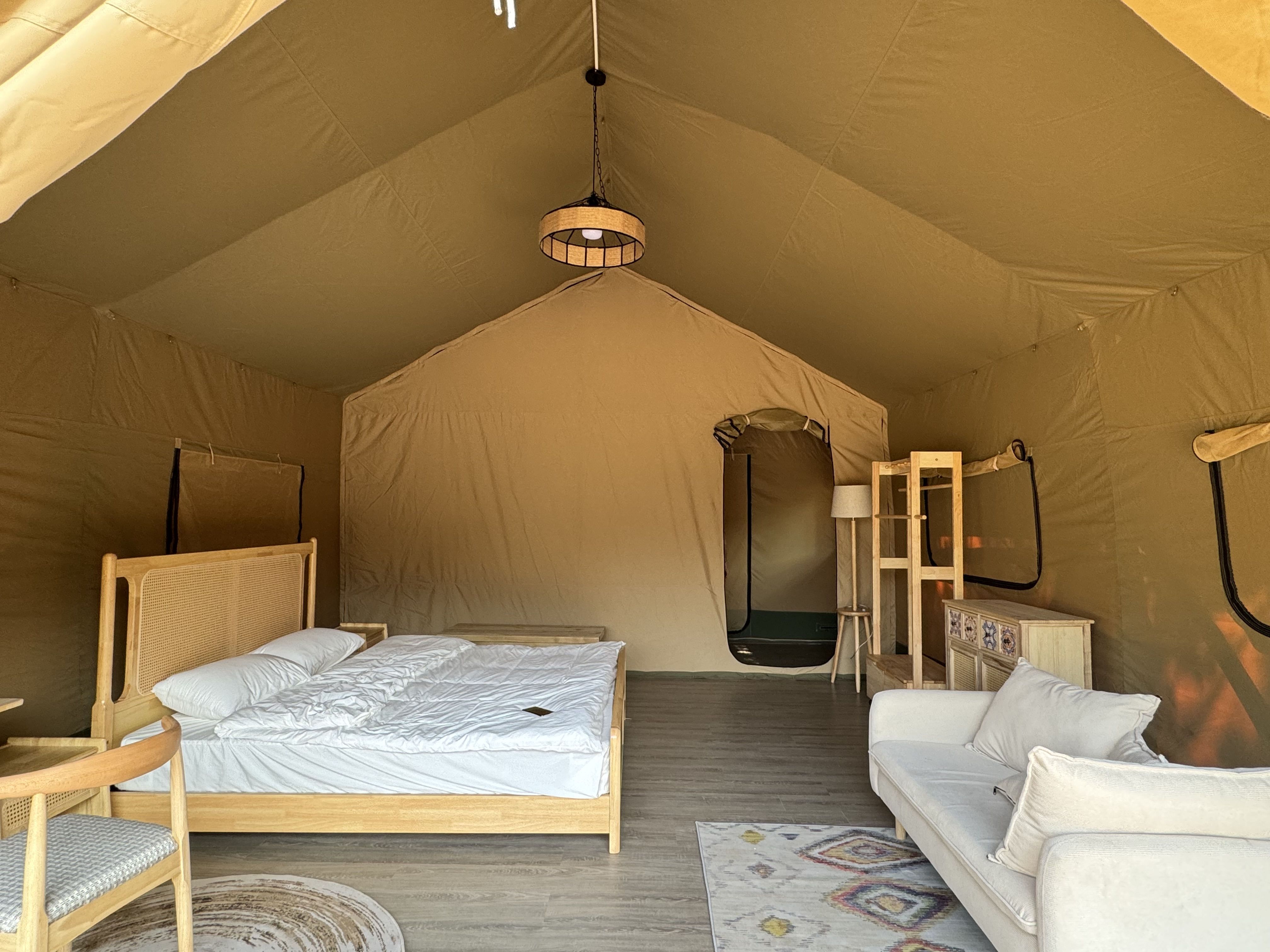 Glamping tent factory luxury camping  house for 5*9m  Safari tent luxury resort tent