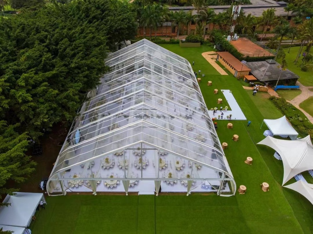 clear top tent wedding party tents for party 40x20m for 500 people aluminum frame  china marquee tent