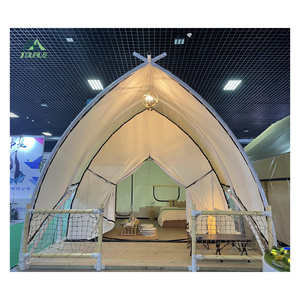 5x7m White Sailing Safari Tent Outdoor Hotel Luxury Glamping Tents For Sale