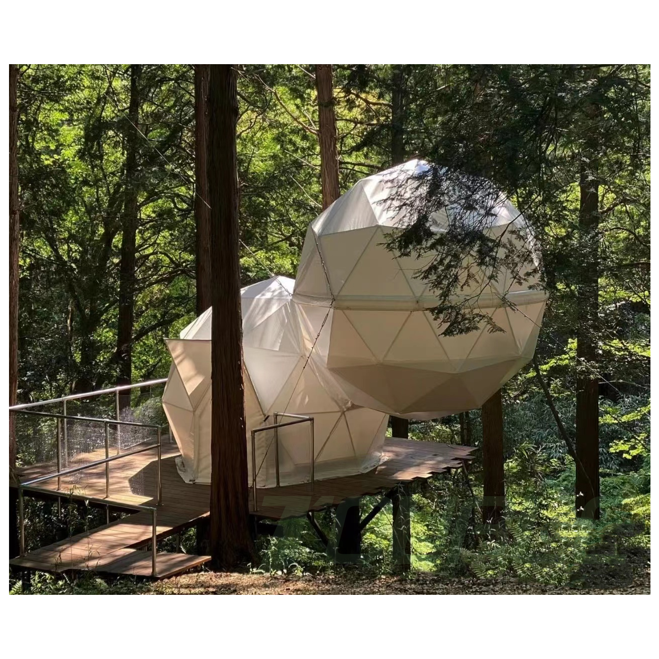 Outdoor Bubble Glamping Camping 3M Tree House Tent Creative Resort Tent