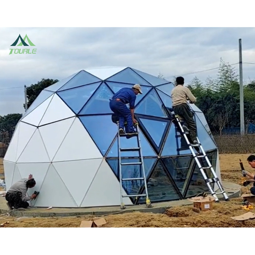 New Design Hurricane Proof Prefab Capsule Speed Dome House For Hotel Star Capsule House