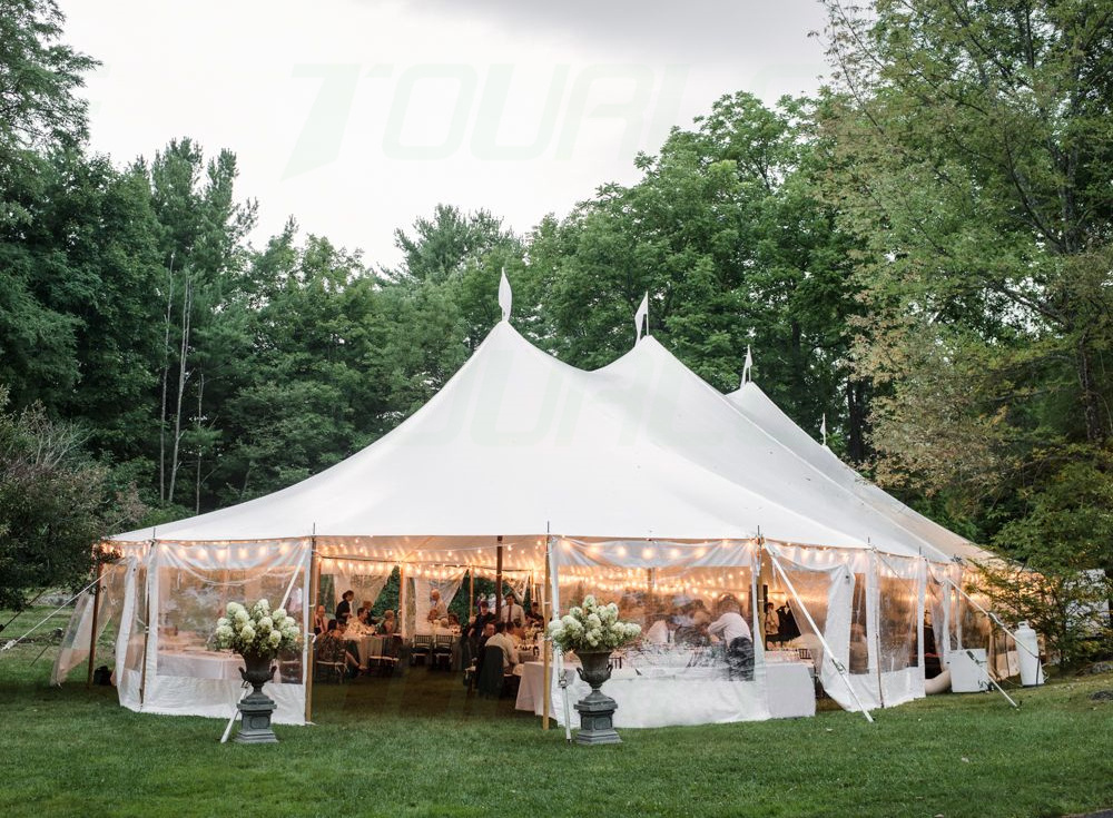 Large Marquee Outdoor Sailcloth  Party Tent for Event Pole tent strech  wedding tent for 100 people