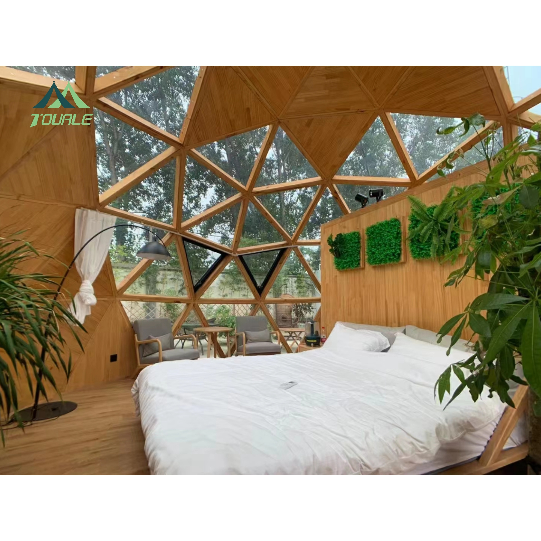 New Design Hurricane Proof Prefab Capsule Speed Dome House For Hotel Star Capsule House