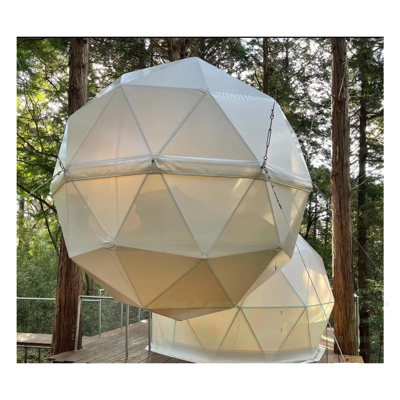 Outdoor Bubble Glamping Camping 3M Tree House Tent Creative Resort Tent